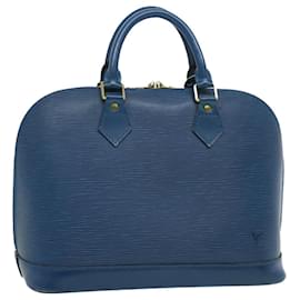 Louis Vuitton-LOUIS VUITTON Epi Alma Hand Bag Blue M52145 LV Auth ro297-Blue