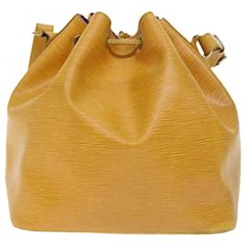 Louis Vuitton-LOUIS VUITTON Epi Petit Noe Bolsa de Ombro Tassili Yellow M44109 LV Auth ep1375-Amarelo