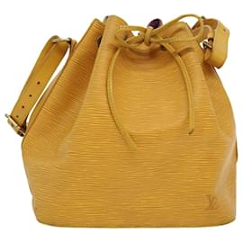 Louis Vuitton-LOUIS VUITTON Epi Petit Noe Shoulder Bag Tassili Yellow M44109 LV Auth hs1170-Yellow