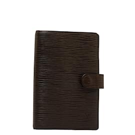 Louis Vuitton-Louis Vuitton Epi Agenda PM Leather Notebook Cover R2005D in Good condition-Brown