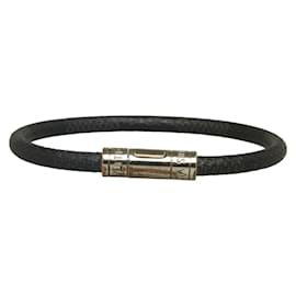 Louis Vuitton-Damier Graphite Keep It Armband M6140E-Schwarz