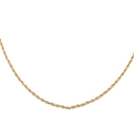 Dior-collar de cadena-Dorado