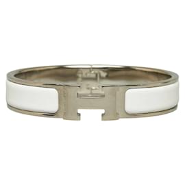 Hermès-Clic H Bracelet-White