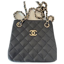 Borsa a secchiello Chanel Nero