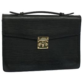 Gianni Versace Businesstasche Leder Schwarz Auth bs8408 Schwarz