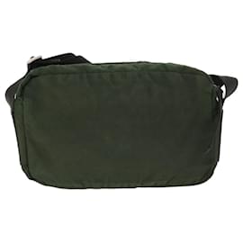 Prada-PRADA Shoulder Bag Nylon Khaki Auth ar10135b-Khaki