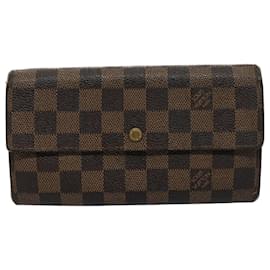 Louis Vuitton-LOUIS VUITTON Damier Ebene Wallet Key Case 4Set LV Auth bs8511-Other