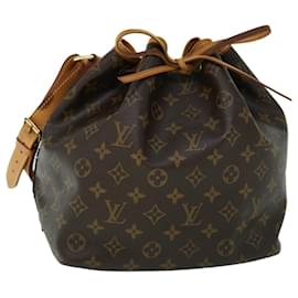 Louis Vuitton-LOUIS VUITTON Monogram Petit Noe Shoulder Bag M42226 LV Auth 53999-Monogram