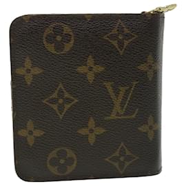 Louis Vuitton-LOUIS VUITTON Monogram Compact zip Wallet M61667 LV Auth ep1758-Monogram