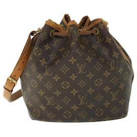 Louis Vuitton-LOUIS VUITTON Monogram Petit Noe Shoulder Bag M42226 LV Auth 53121-Monogram