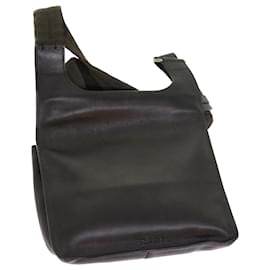 Prada-PRADA Shoulder Bag Leather Brown Auth ar10184-Brown