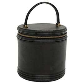 Louis Vuitton-LOUIS VUITTON Epi Cannes Hand Bag Black M48032 LV Auth ep1771-Black
