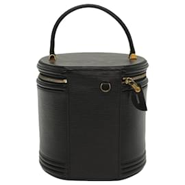 Louis Vuitton-LOUIS VUITTON Epi Cannes Hand Bag Black M48032 LV Auth ep1771-Black