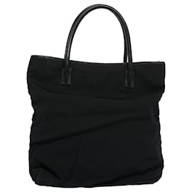 Gucci-GUCCI Tote Bag Canvas Black 002 2123 0458 Auth bs8425-Black