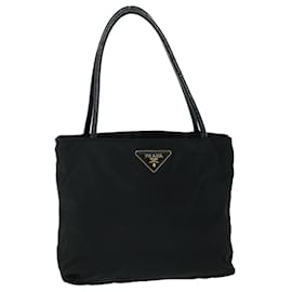 Prada-PRADA Tote Bag Nylon Black Auth ar10177-Black