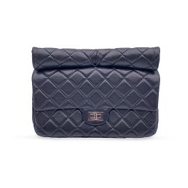 Chanel Clutch Bag Reissue Roll 2.55 Schwarz