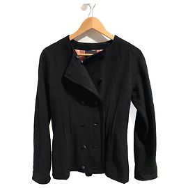 LANVIN Jackets T.International M Wool Black