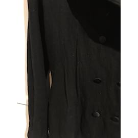 Lanvin-LANVIN Jackets T.International M Wool-Black