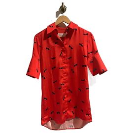 VICTORIA BECKHAM Top T.Internazionale S Sintetico Rosso