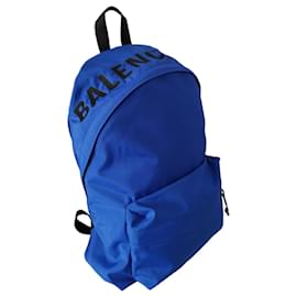 Balenciaga-Mochila Balenciaga Wheel em nylon azul-Azul