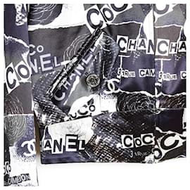 Chanel-PE2020 Jacket Black White Coco FR36 New-Black
