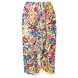 Isabel Marant Gonna Breenea in velluto floreale Multicolore
