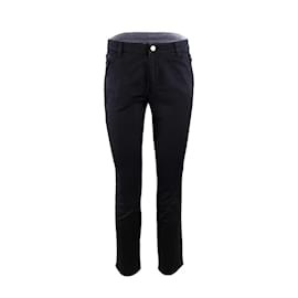 Louis Vuitton-Louis Vuitton Jeans mit schwarzem Streifen-Schwarz