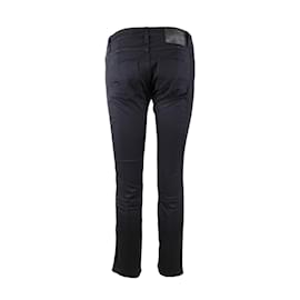 Louis Vuitton-Louis Vuitton Jeans mit schwarzem Streifen-Schwarz