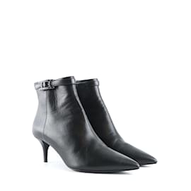Hermès-HERMES  Boots T.eu 38 leather-Black
