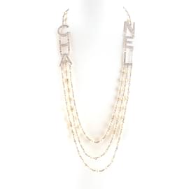 Chanel-CHANEL  Long necklaces T.  metal-Silvery