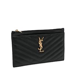Saint Laurent-SAINT LAURENT  Clutch bags   Leather-Black