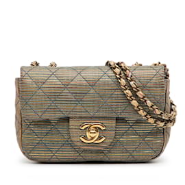 Chanel-CHANEL  Handbags   Wicker-Brown
