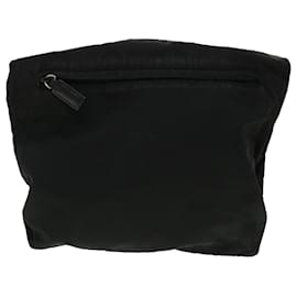Prada-PRADA Shoulder Bag Nylon Black Auth ar8207-Black