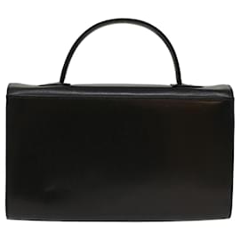 Givenchy-GIVENCHY Borsa a Mano Pelle Nera Auth am4887-Nero