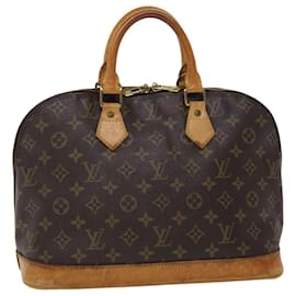 Louis Vuitton-LOUIS VUITTON Monogram Alma Hand Bag M51130 LV Auth cl147-Brown