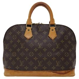 Louis Vuitton-LOUIS VUITTON Monogram Alma Hand Bag M51130 LV Auth cl147-Brown