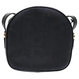 Christian Dior-Borsa a tracolla Christian Dior Trotter in tela nera Auth am4872-Nero