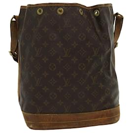 Louis Vuitton-LOUIS VUITTON Monogram Noe Shoulder Bag M42224 LV Auth pt3427-Brown