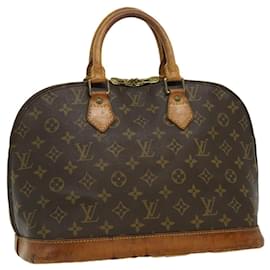 Louis Vuitton-LOUIS VUITTON Monogram Alma Hand Bag M51130 LV Auth rd2244-Brown