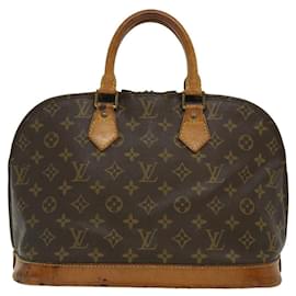 Louis Vuitton-LOUIS VUITTON Monogram Alma Hand Bag M51130 LV Auth rd2244-Brown