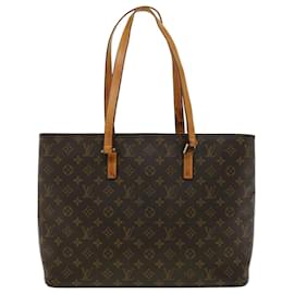 Louis Vuitton-LOUIS VUITTON Monogram Luco Tote Bag M51155 LV Auth rd2977-Brown