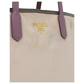 Prada-PRADA Tote Bag Nylon Pink Auth ar8148b-Pink