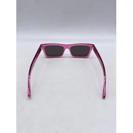 Saint Laurent-SAINT LAURENT Sonnenbrille T.  Plastik-Pink