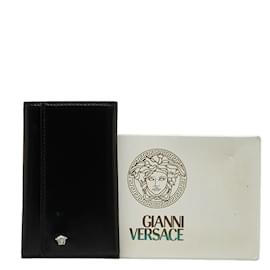 Versace Leather key case Black