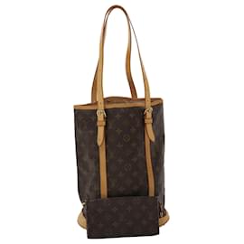 Louis Vuitton-LOUIS VUITTON Monogram Bucket GM Shoulder Bag M42236 LV Auth bs1601-Brown