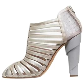 Chanel-Neutral cutout heels - size EU 36-Other