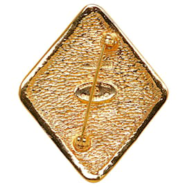 Chanel-Chanel Broche CC Or-Doré