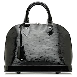 Louis Vuitton-Louis Vuitton Black Electric Epi Alma PM-Black
