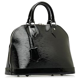Louis Vuitton-Louis Vuitton Black Electric Epi Alma PM-Black