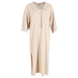 Totême Frottee-Hemdkleid aus beiger Bio-Baumwolle Beige